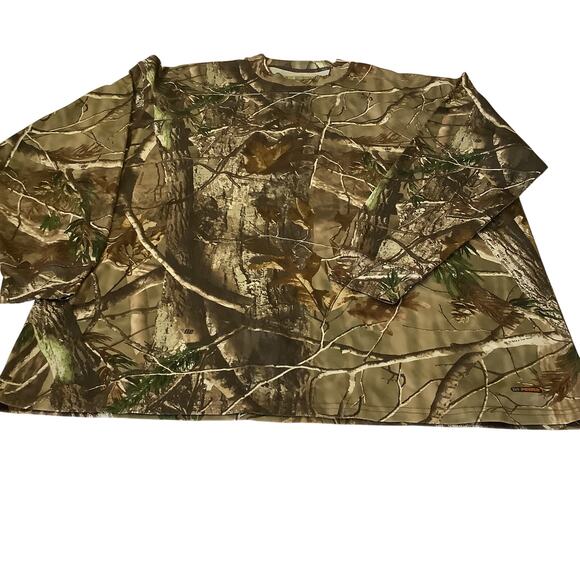 Russel Athletics Men's Polyester Size XL Camoflage Long Sleeve Shirt - Hunting - Picture 1 of 6